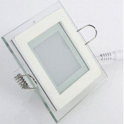 Точечный LED светильник GLASS RIM METAL 18W